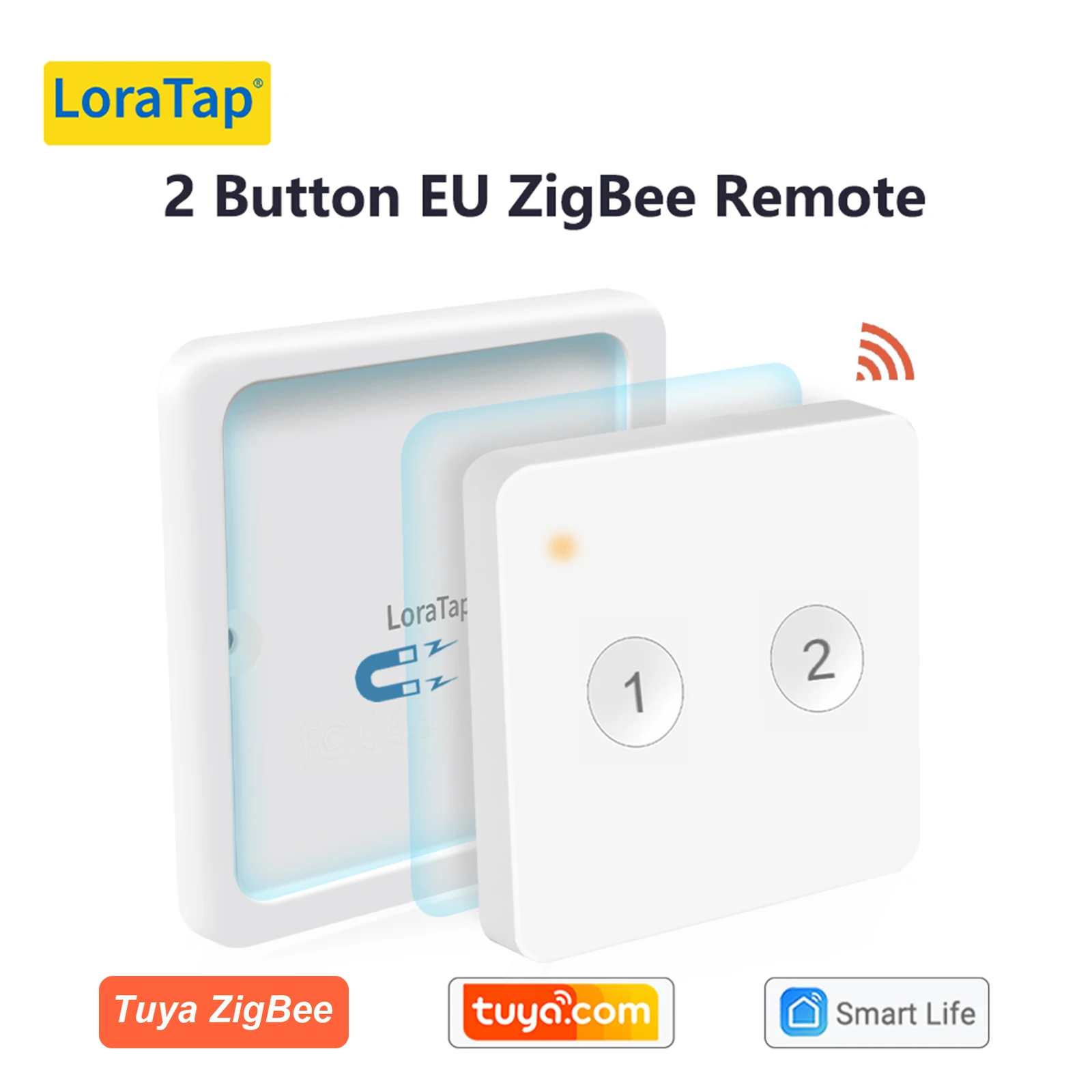 LoraTap ZigBee 3.0 Wireless 13 Types Push Button EU US thumbnail 1
