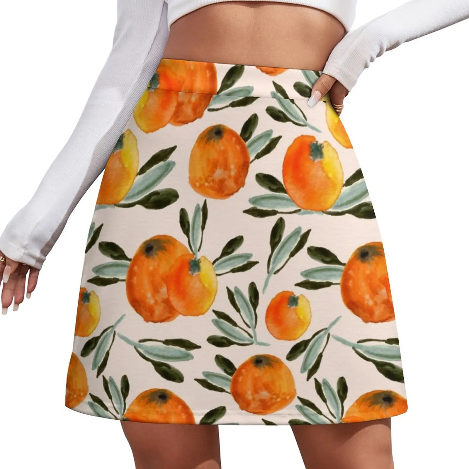 

Женская винтажная мини-юбка Sunny orange в стиле 90-х годов