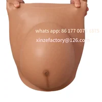 Cuirasses artificielles personnalisables pour femmes enceintes, faux ventre en Silicone, modèle de grossesse, ventre léger pour mère, vente en gros 4