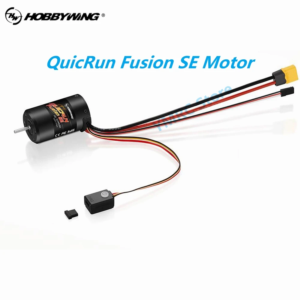 Hobbywing Quicrun Fusion Se 40A 1800Kv/1200Kv Motore Brushless Con Sensore Impermeabile Integrato Esc 2 In1 Per Rc 1/10 Rock Crawler