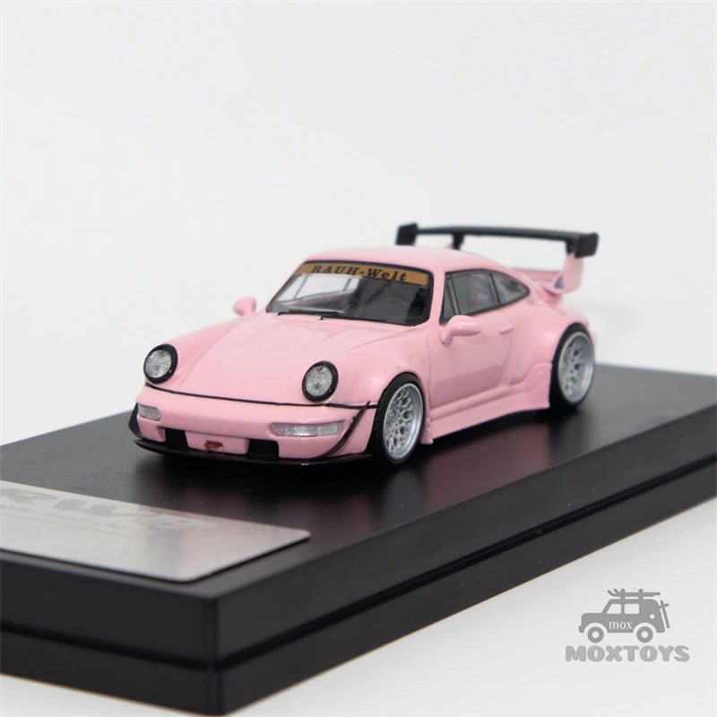 

1:64 RWB964 Metallic pink limited199 Diecast Model Car
