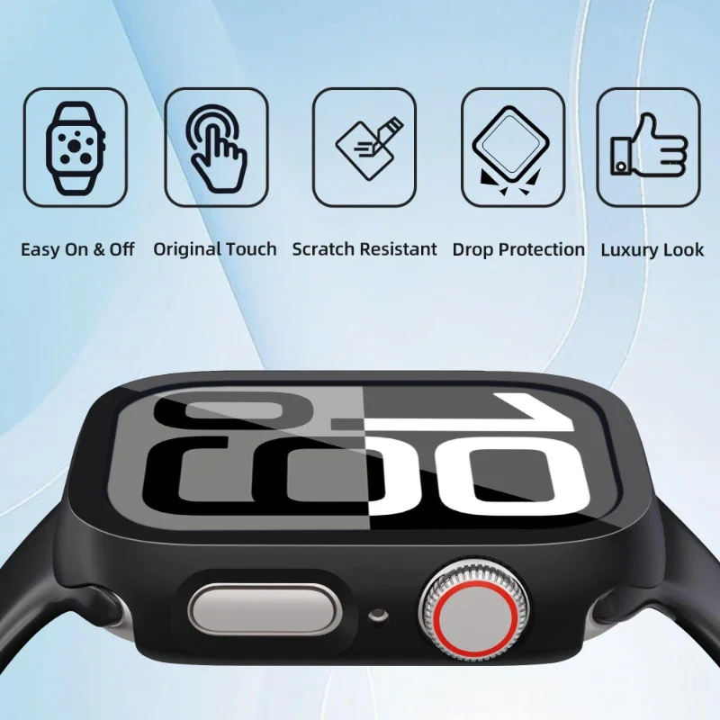 Durable Hollowed Protective Hard Case for Apple Watch Accessories