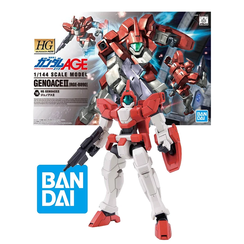 

Оригинальная игрушка Bandai HG, возраст 16, 1/144, GENOACE 2[RGE-B890], модель детской модели, сборная игрушка, Коллекционная модель, набор игрушек в подарок