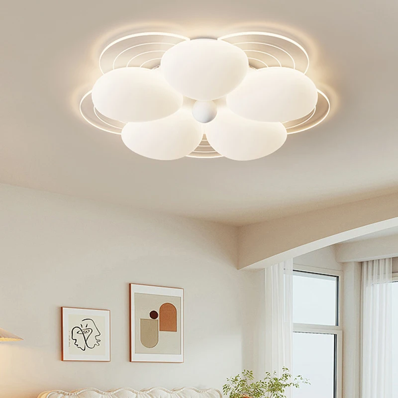 

AiPaiTe Cream Style Leds Ceiling chandelier Love Flower Acrylic for Living room bedroom Dining room Interior Light fixture