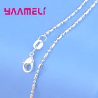 Grande vente échantillon commande 20 pièces mélange 20 Styles 18 "véritable 925 argent Sterling couleur lien collier ensemble chaînes + fermoirs à homard 2