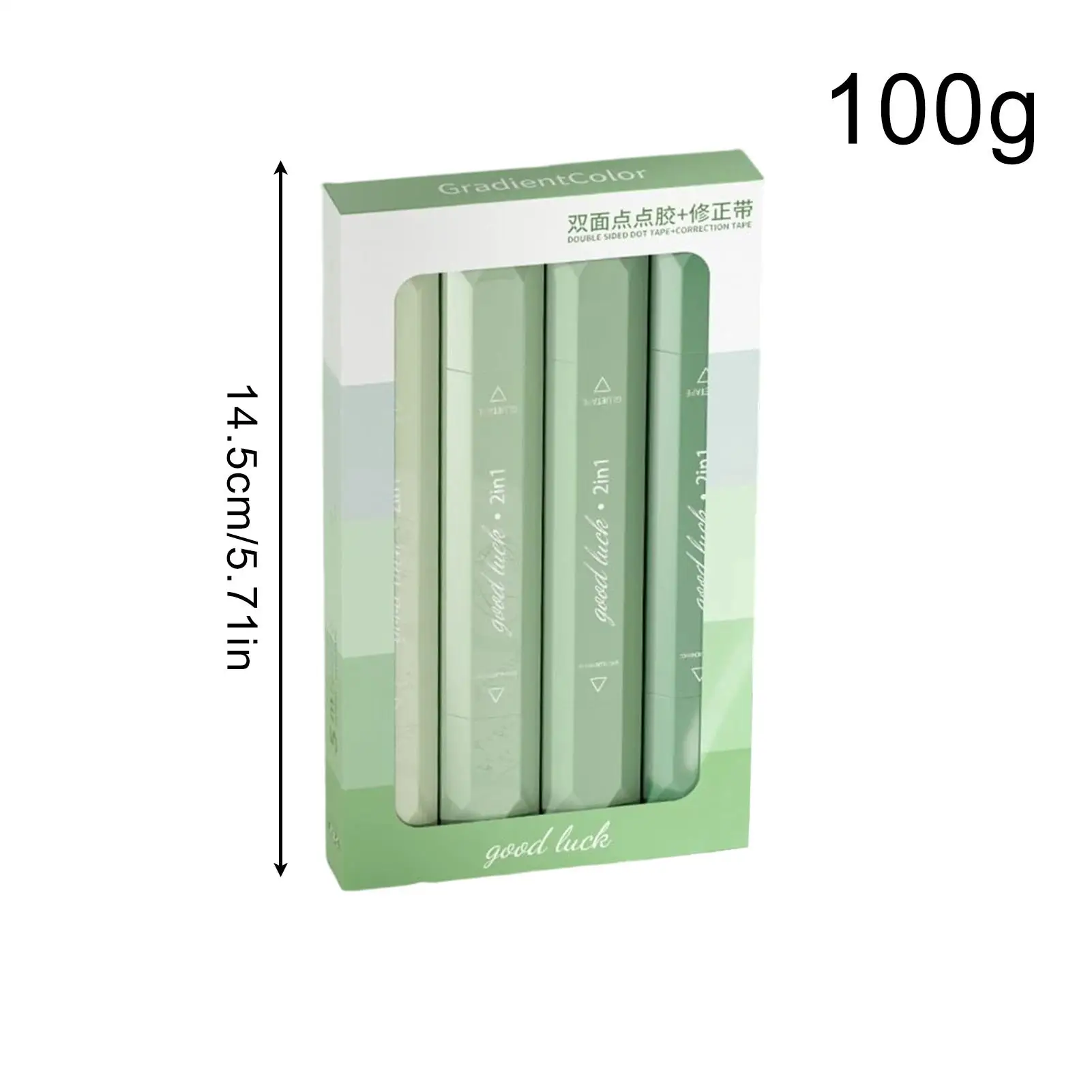 White Out Correction Tape 4 Pieces Easy To Applicator Stationery Supplies Glue Tape Roller For Crafts For Men Women Boys Girls