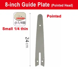 Portable Electric Mini Chainsaw Logging and Pruning Chain Accessories (8-inch Guide Plate-P)