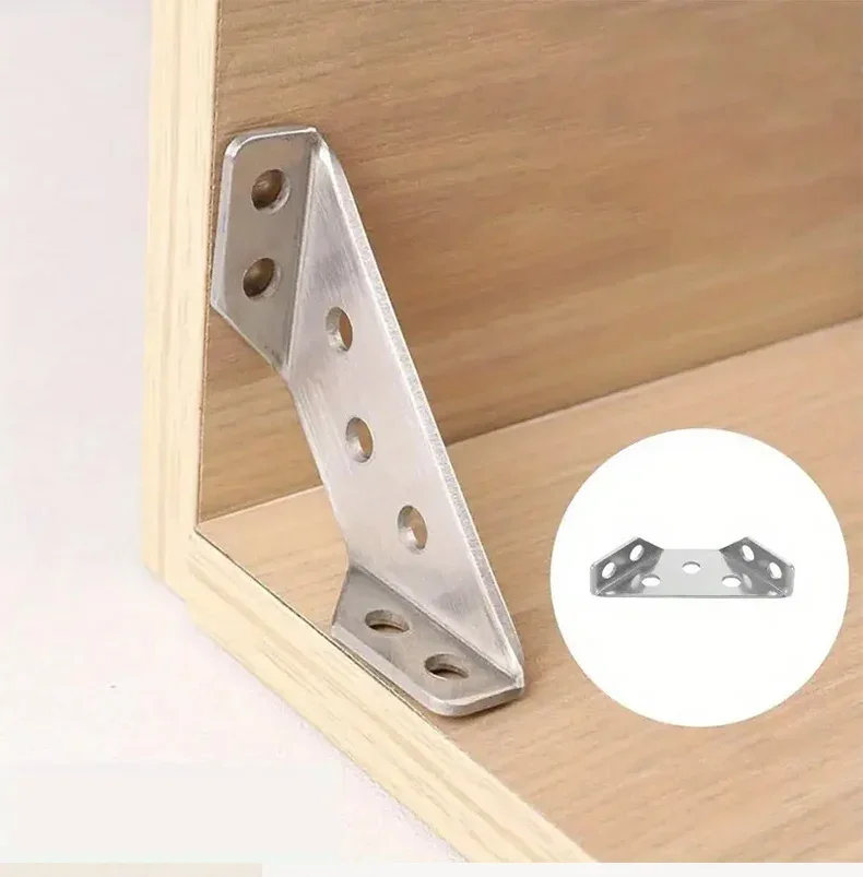 Description Picture 2 of itemStainless Steel Right Angle Brackets - Thickened Corner Connectors with Screws for Layer Boards