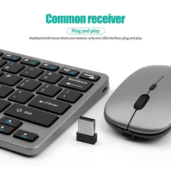 Wireless Keyboard Bluetooth 5.0&2.4G Mini Multimedia teclado bluetooth For Laptop PC TV iPad Macbook Android iPad keyboard 2