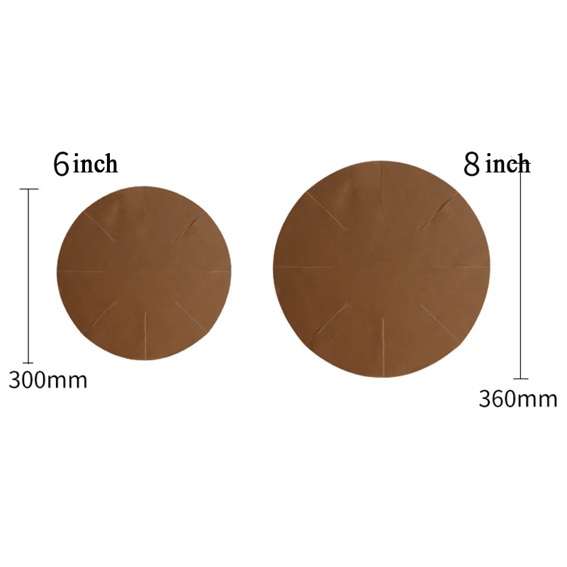 Round Non Stick Cake Tin Liner Cake Baking Mat 6/8 Inch Molds Temperature Resistant Reusable Mat Baking Tools silicone baking mat