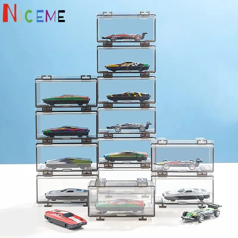 

1PCS 1:64 Diecast Model Car Plastic Display Box Storage Box High-grade With Fasteners Be Connected For Hot Wheel Minigt