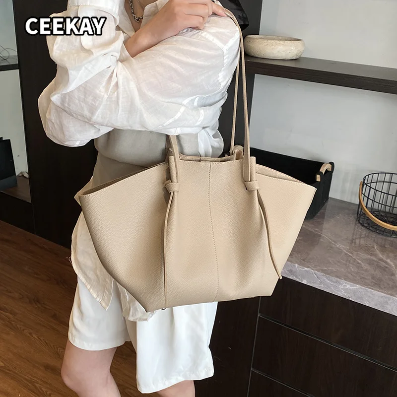 Borse a Spalla Firmate di Design per Donne, Set di Borse Shopper 2-IN-1 in Morbida Pelle PU di Grande Capacità, Borse di Lusso Firmate 2026 - immagine 4