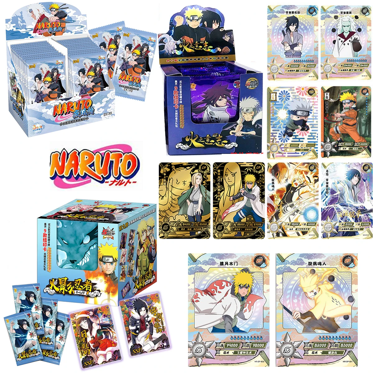 Naruto Collectible Card Games Anime Box Naruto Uzumaki Naruto