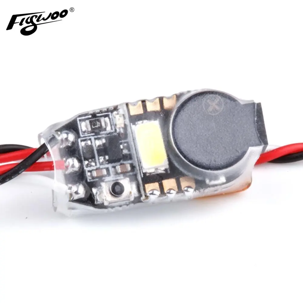 Achetez Flywoo Finder V1.0 Buzzer Alarme Sonore 100dB avec LED, vue éclatée du module