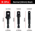 B-3Pcs Black 50mm