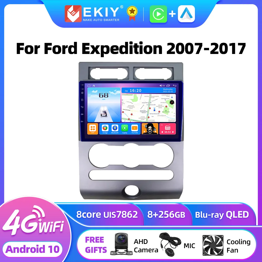

EKIY T7 For Ford Expedition 2007-2017 Android Car Radio Multimedia Player QLED DSP GPS Navigation Autoradio Stereo 2 Din DVD HU