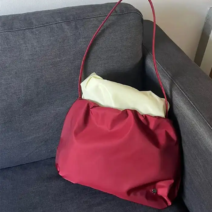 Women Bags 2025 New Nylon Korean Fashion Spring Cloud Shaped Shoulder Bag Handbag High-Capacity