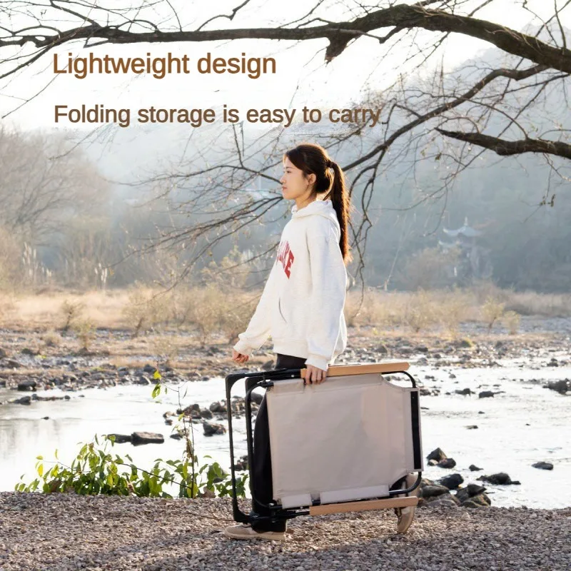 KRC CAMP Angle Adjustable Camping Chair With Detachable Pillows Long Camping Chair Fishing Folding folding chair