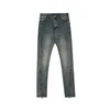 Owen Seak Men Denim Jeans Cotton Gothic Men's Clothing Coated Autumn Straight Solid High Street Black Jeans Pants 3