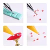 1PC Dual Heads Acrylic Metal Dotting Wax Pen Rhinestones Gem Picker Crystal Picking Nail Art Studs Dotter DIY Point Drill Tools 5