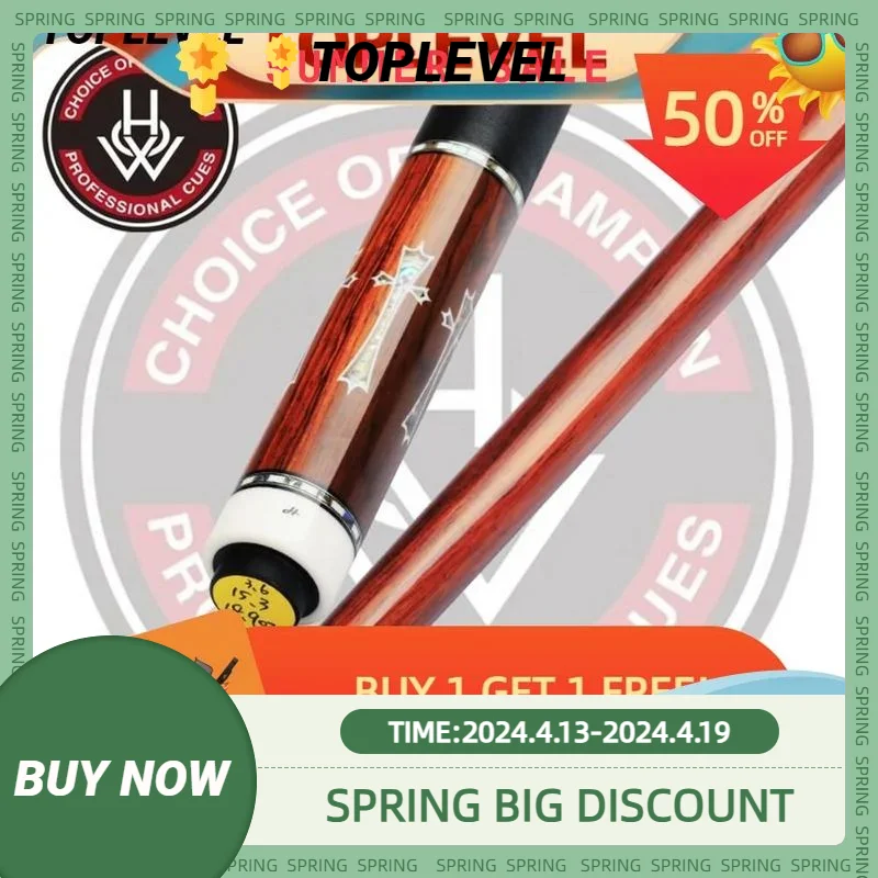 HOW Cues-Billiard Pool Cue Kit, Billar Stick Kit, 12.5mm Tip, Black 8 Irish Linen Grip, Technology, Official Store, 293/294
