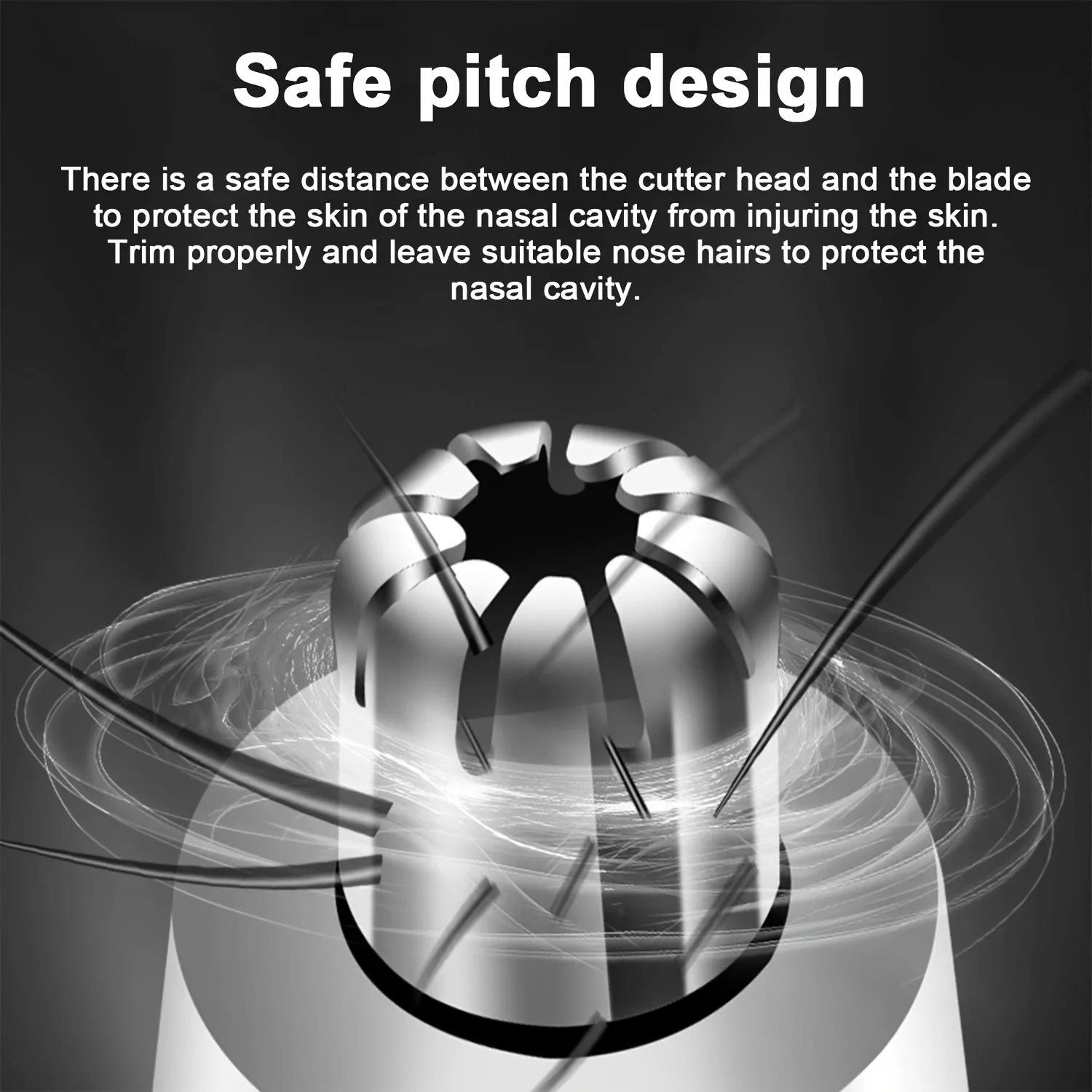 ماكينة حلاقة كهربائية محمولة غير مؤلمة تعمل بالبطا...