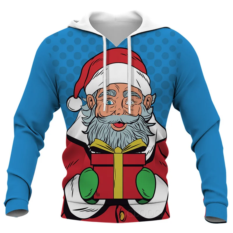 

2023 Hot Christmas clothing 3D printed hoodie men and women couples hoodie