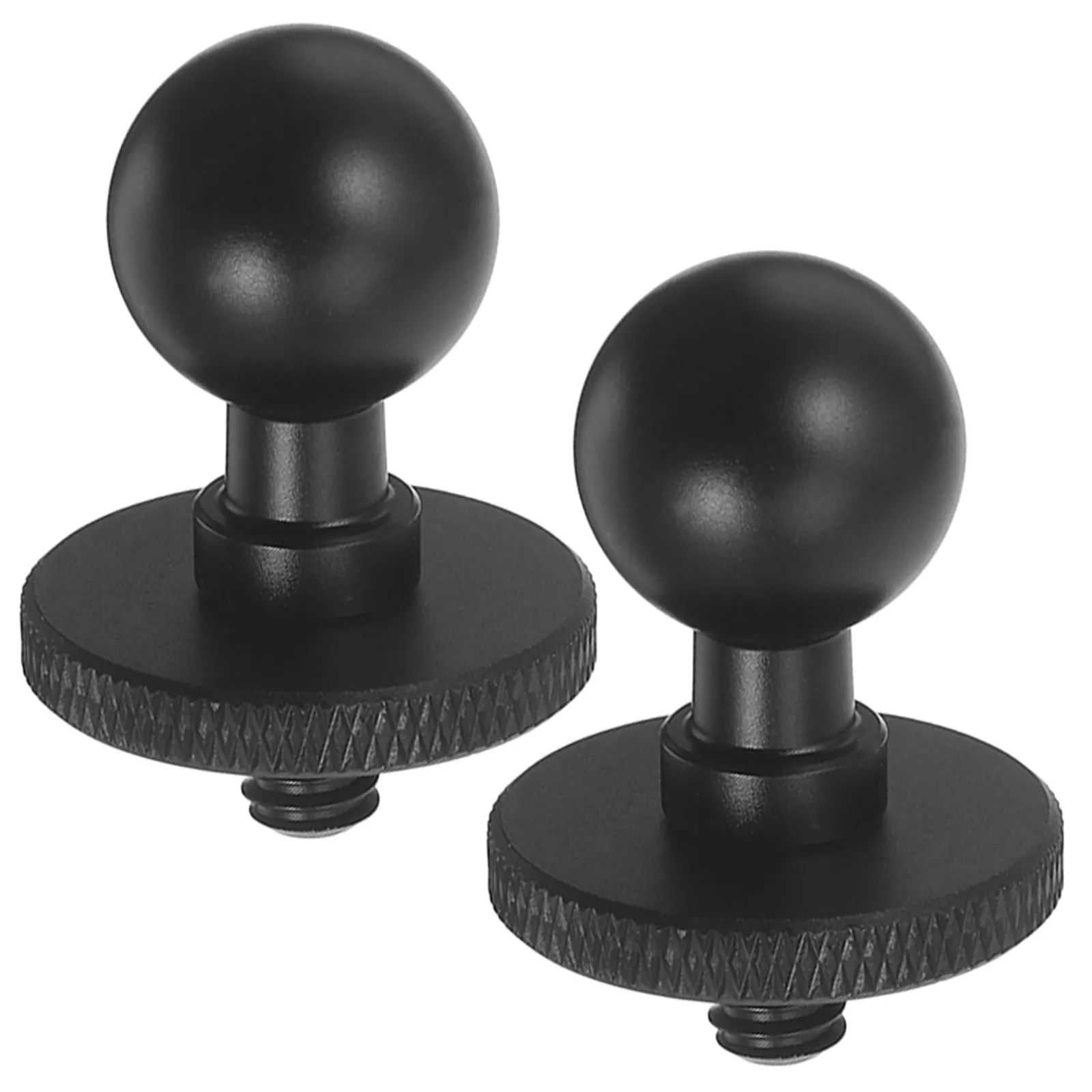2Pcs 카메라 마운트 미니 볼 헤드 회전식 안정적인 삼각대 어댑터 교체 Dslr 전화 사진 액세서리