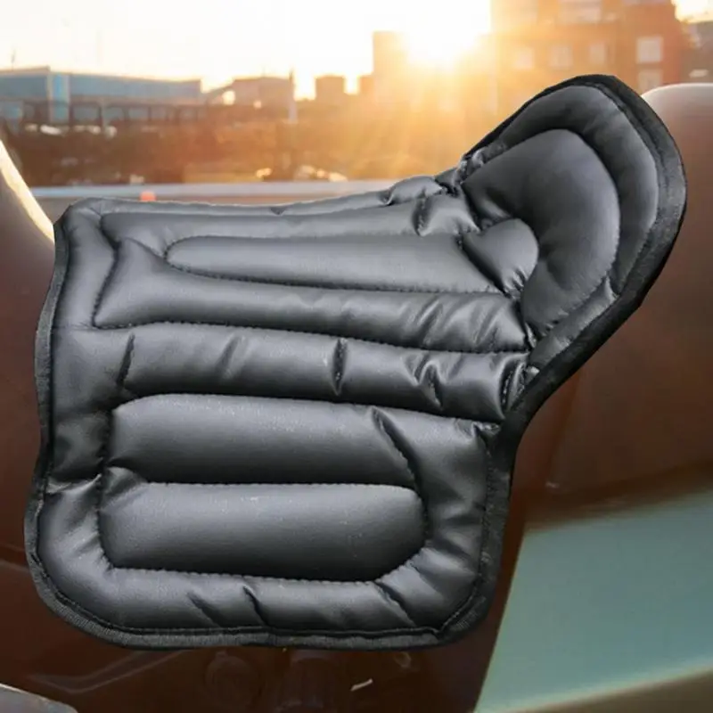 Horse Saddle Pad Western Saddle Pad PU Leather Shock Absorbent Equestrian Riding Equipment And Accessories Waterproof Motorcycle
