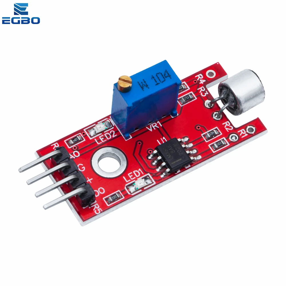 Verkauf von Schallsensormodul, Schallsteuerungssensor, MAX4466, MAX9814, Schaltererkennung, Pfeifenschalter, Mikrofonverstärker für Arduino – Detail 21