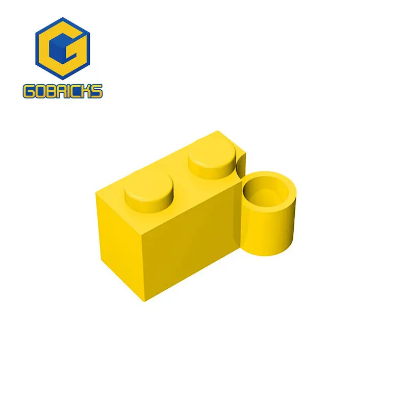 Gobricks 10PCS MOC Bricks HINGE 1X2 LOWER PART compatible with 3831 children's toys DIY Assembles Building Blocks Technical 4