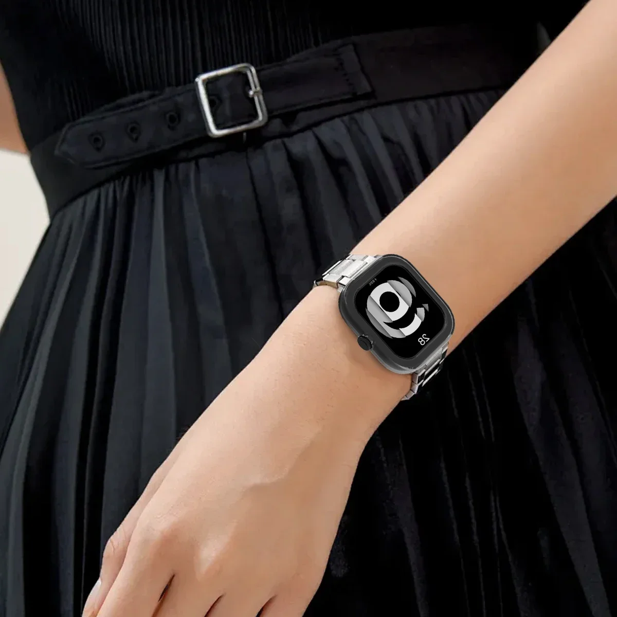 TPU Screen Protector Case & Frame Bumper for Smartwatch - Protective Cover