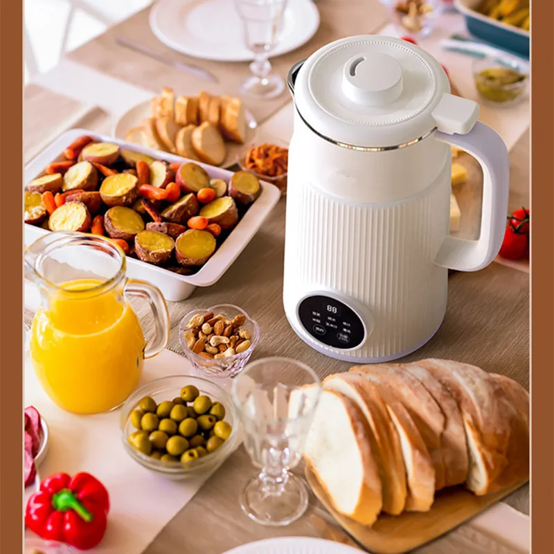 800ml Mini Soymilk Machine Household Small Wall Breaking Machine Filter-free Portable Juicer Automatic Blender Food Processor