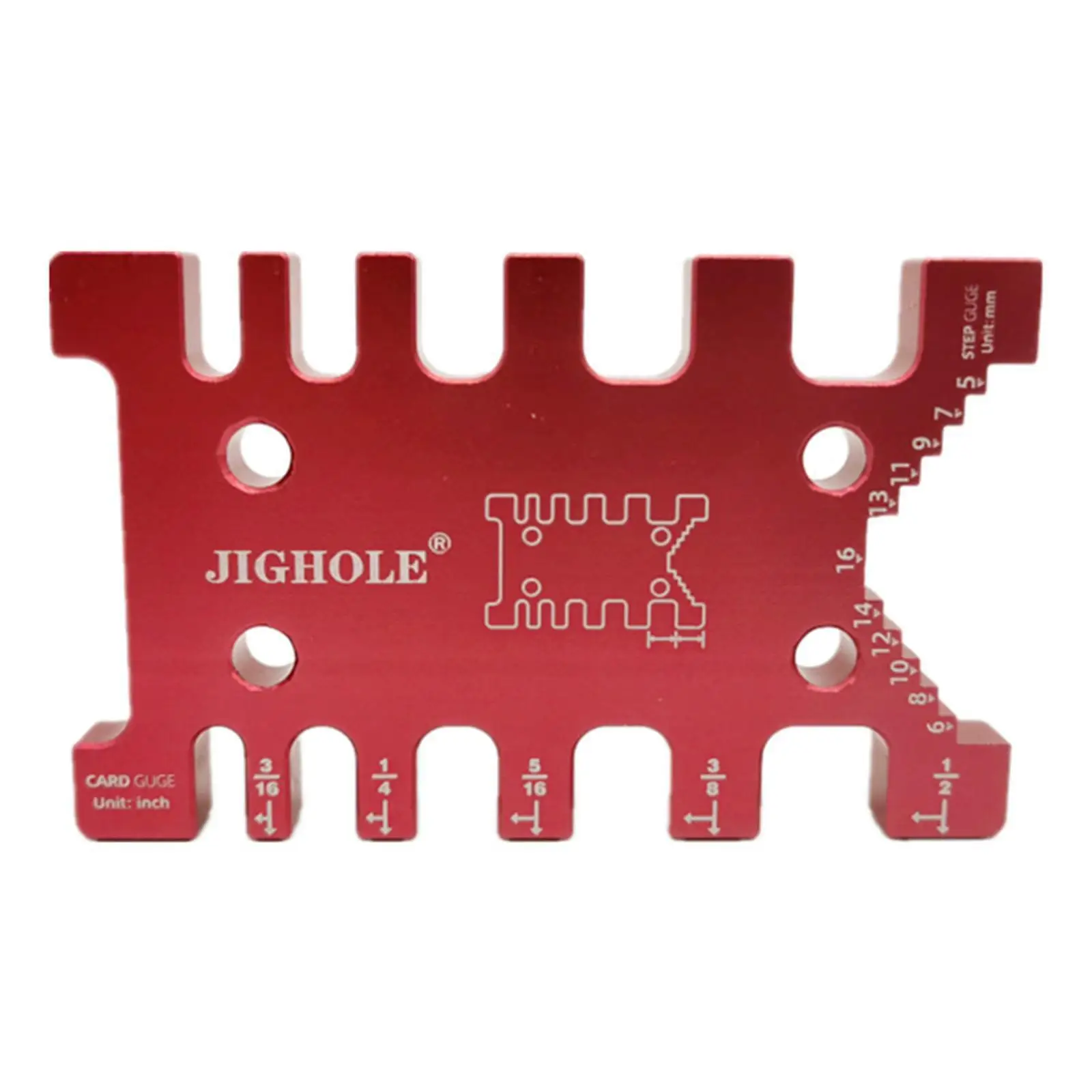 Tenon Caliper Saw Table Machine Tool Measuring Ruler for Woodworking Tools Red