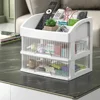 Drawer Style Storage Box High-capacity Desktop Clutter Dustproof Organizer Transparent Jewelry Skin Care Products Storage Box 5