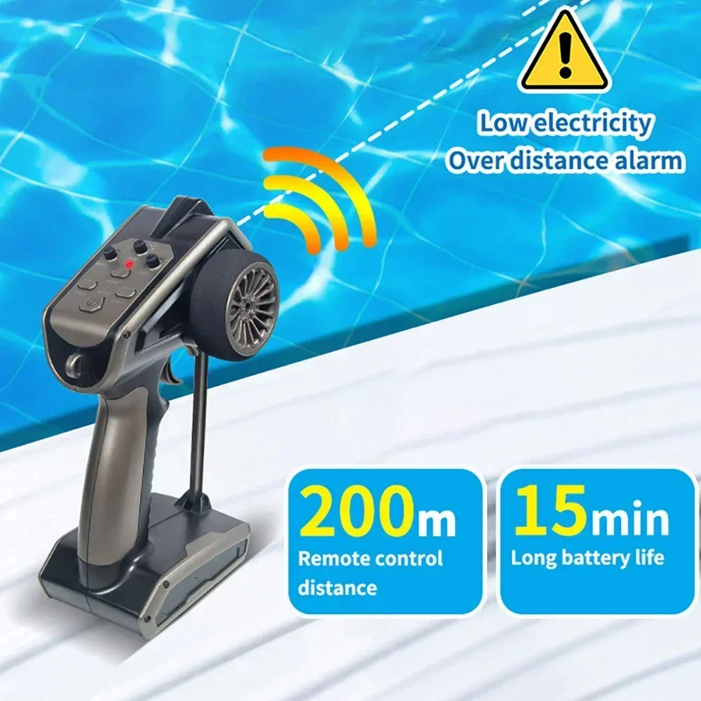 2.4GHz TY725 RC TURBOJET PUMP High-Speed Remote Control Jet Boat Low Battery Alarm Function Adult Children Toy Gift remote control boat