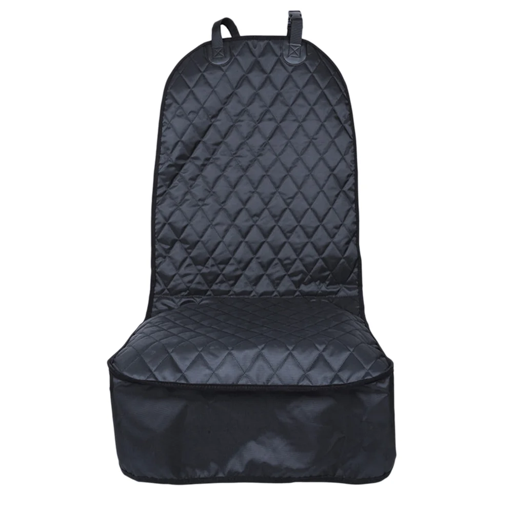 

Front Cover for Cars- Black Nonslip Backing with Anchors Quilted Padded Durable Covers for Cars Trucks SUVs