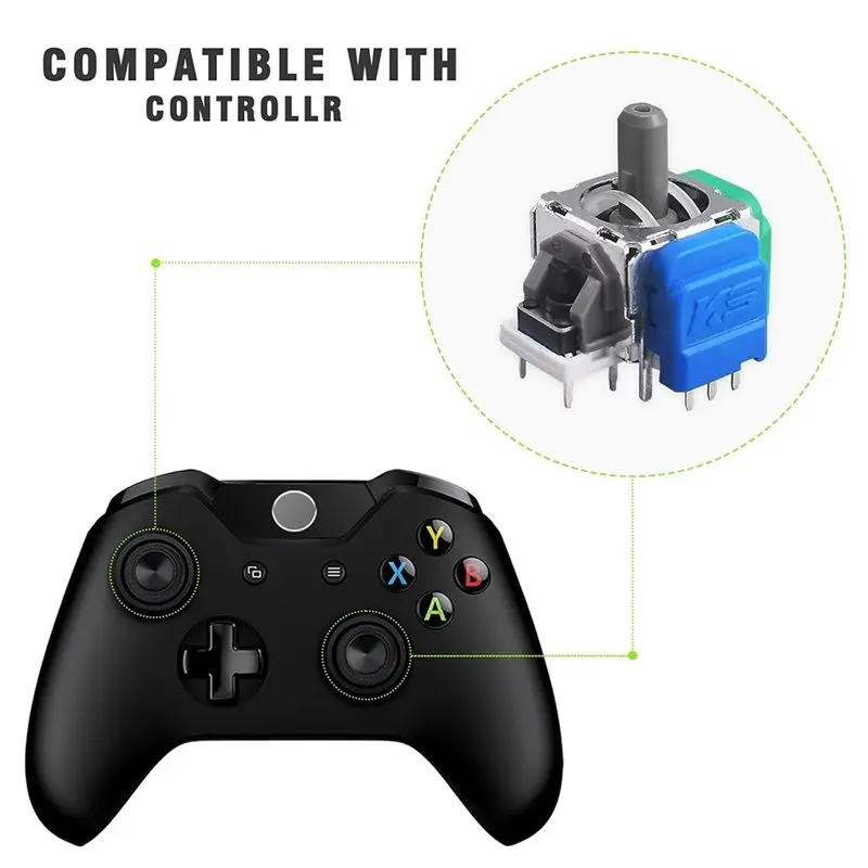 자기 저항 전자기 조이스틱 TMR 홀 효과 3D 게임 컨트롤러 10개