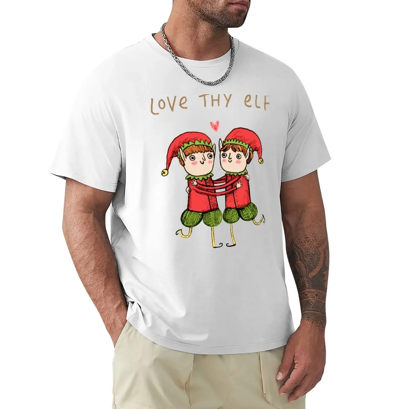 

Love Thy Elf T-Shirt new edition t shirt sweat shirts sweat shirts, men