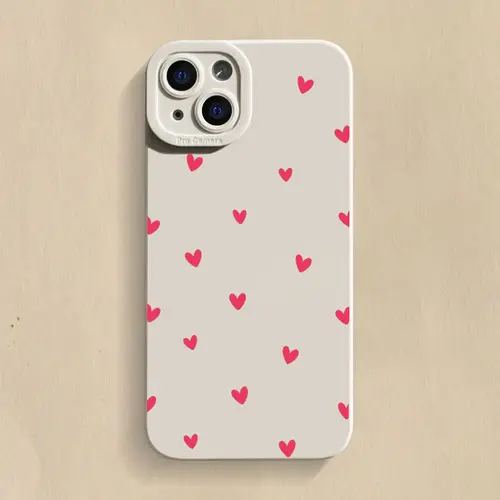 Black Love Heart Phone Case For iPhone 17 16 14 15 13 12 11 Pro Max X XR XS 7 8 15 16 Plus SE Shockproof Silicone Soft Cover - Image 8