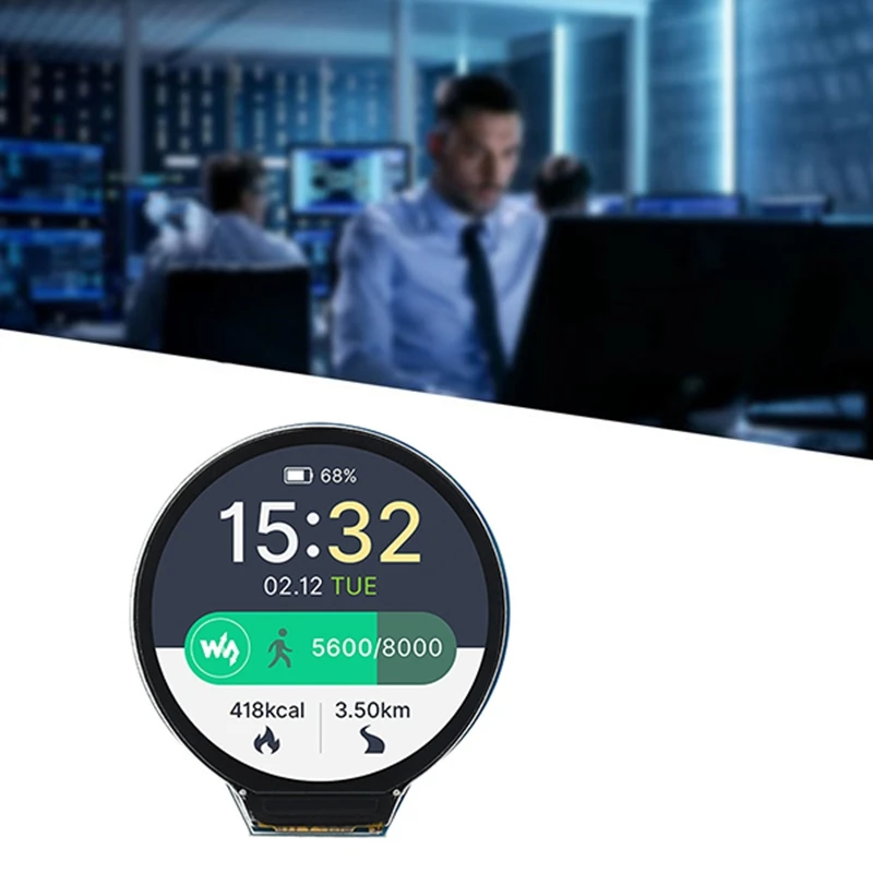 Waveshare ũƮѷ  , Raspberrypi RP2040 , 1.28 ġ 65K IPS  LCD +  ũ̽ 