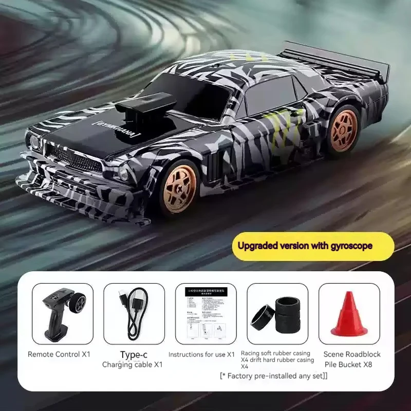 2024 New Jiabaile With Gyroscope 1:43 Mini Four-Wheel Drive Drift Remote Control Car Upgraded Version Professional Rc Racing Car 2