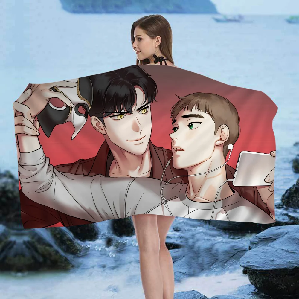 J-Jinx B-BL Comics Towel Microfiber Beach Towel Absorbent Quick dry Soft Yoga Swimming Resort Mountain Climbing