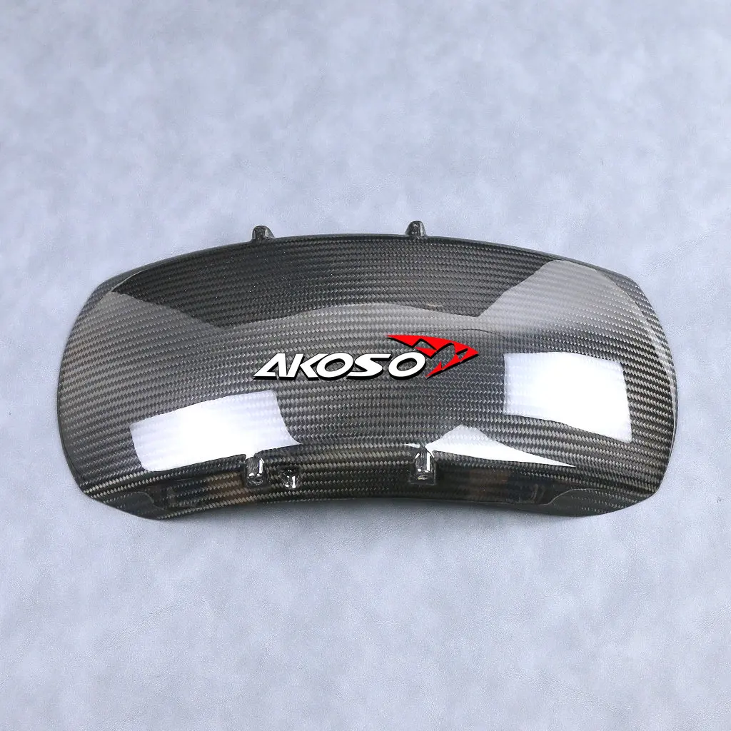 100% 3K Pure Carbon Fiber Motorcycle Front Fender Fairings