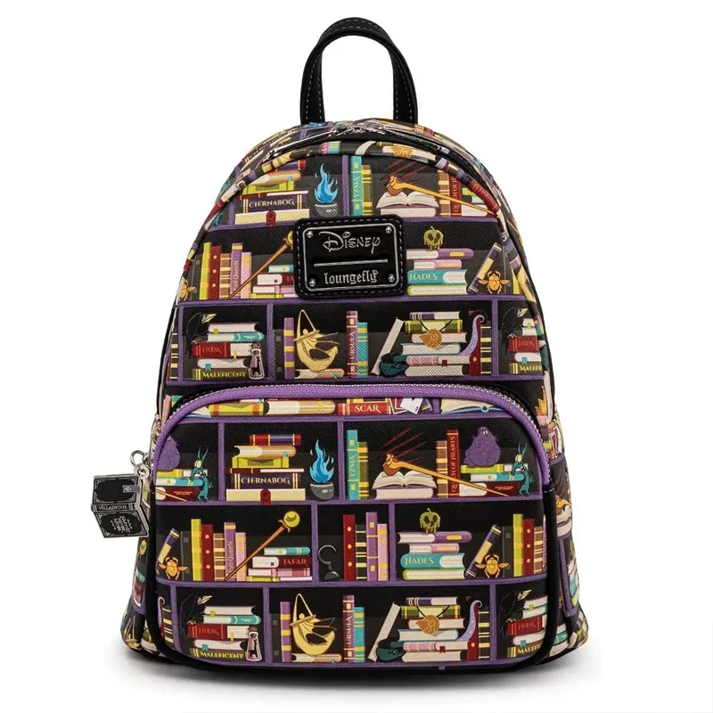 Loungefly Books Surrounding Printed Pu Leather Backpack  display picture 2