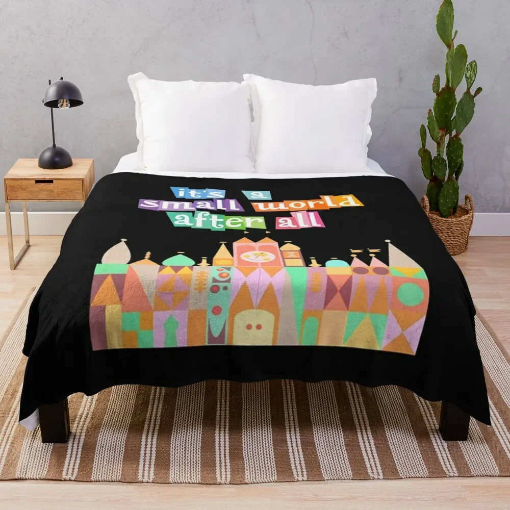 È Un Piccolo Mondo Dopo Tutto La Maglietta-È Un Piccolo Mondo Dopo Tutte Le Felpe Con Cappuccio Coperta Per Capelli Letti Invernali Coperte Del Venerd