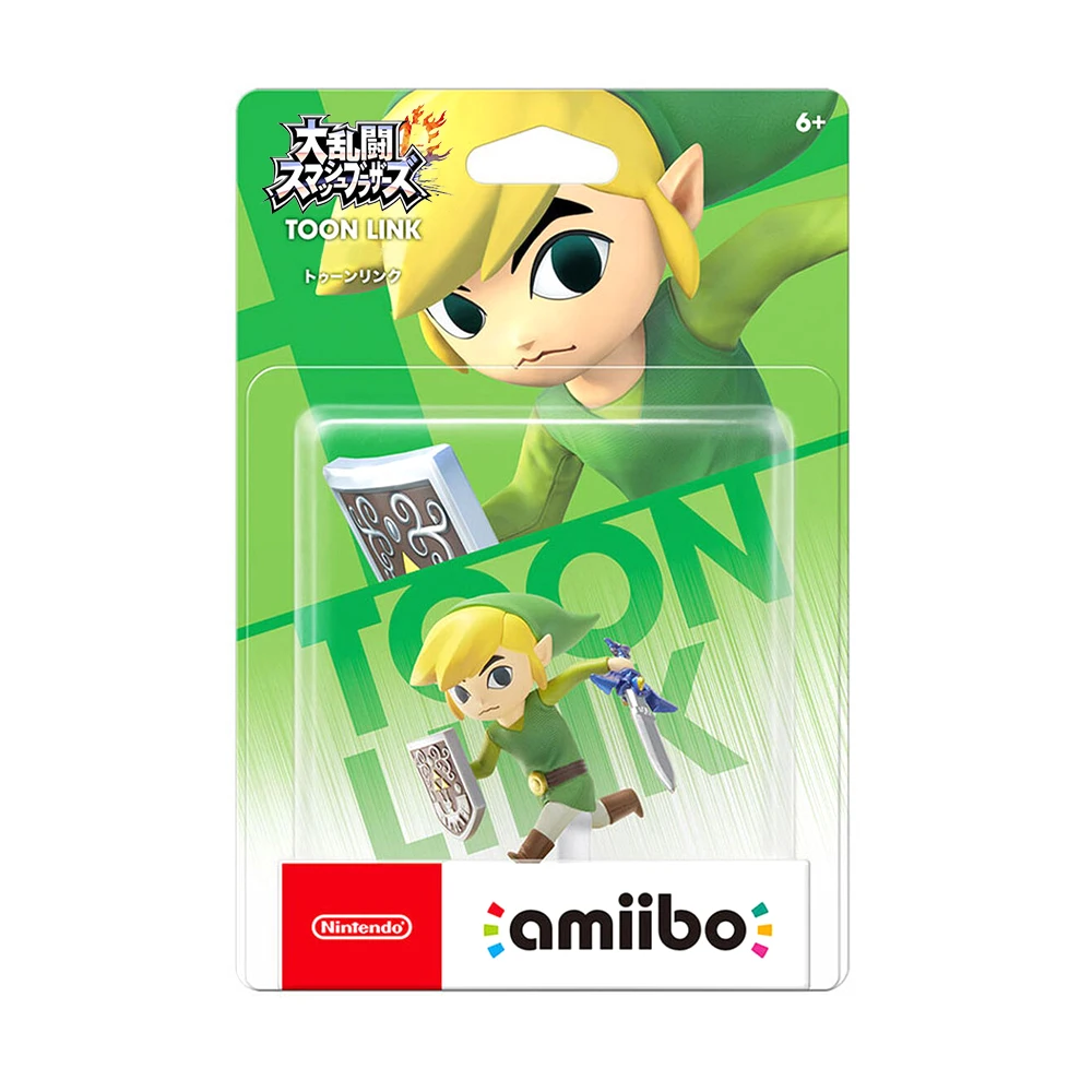 Магазин игрушек ARTSWIFT Amiibo - Super удар Брос. Серия-Toon Link, оригинальная Азиатская версия региона, Бесплатная Совершенно новая