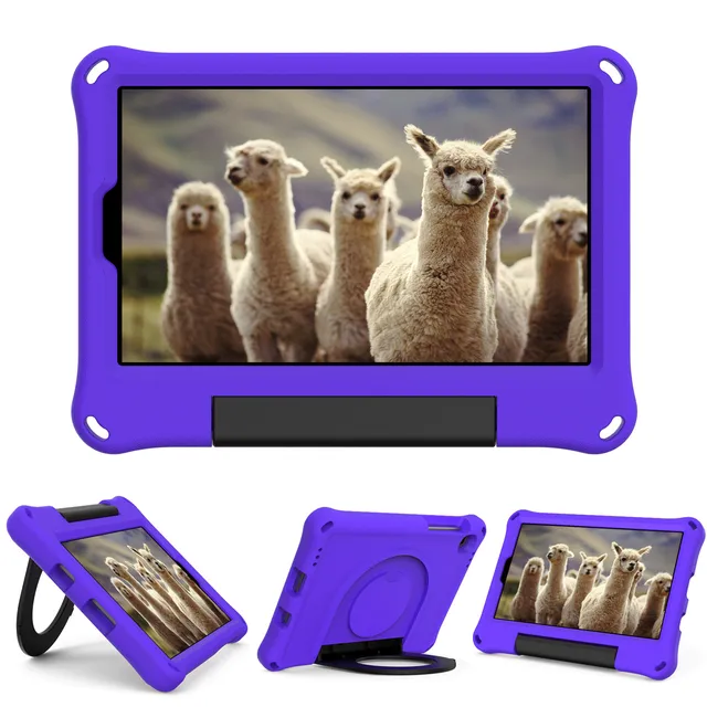 For Samsung Galaxy Tab A7 Lite Case EVA Tablet Stand Cover Case for Galaxy Tab A7 Lite SM-T220 SM-T225  8.7 inch  Kids Case Purple