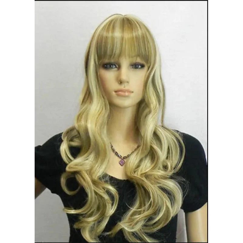 

WIG Hair New Women Blonde Brown Long curly Cosplay WIG