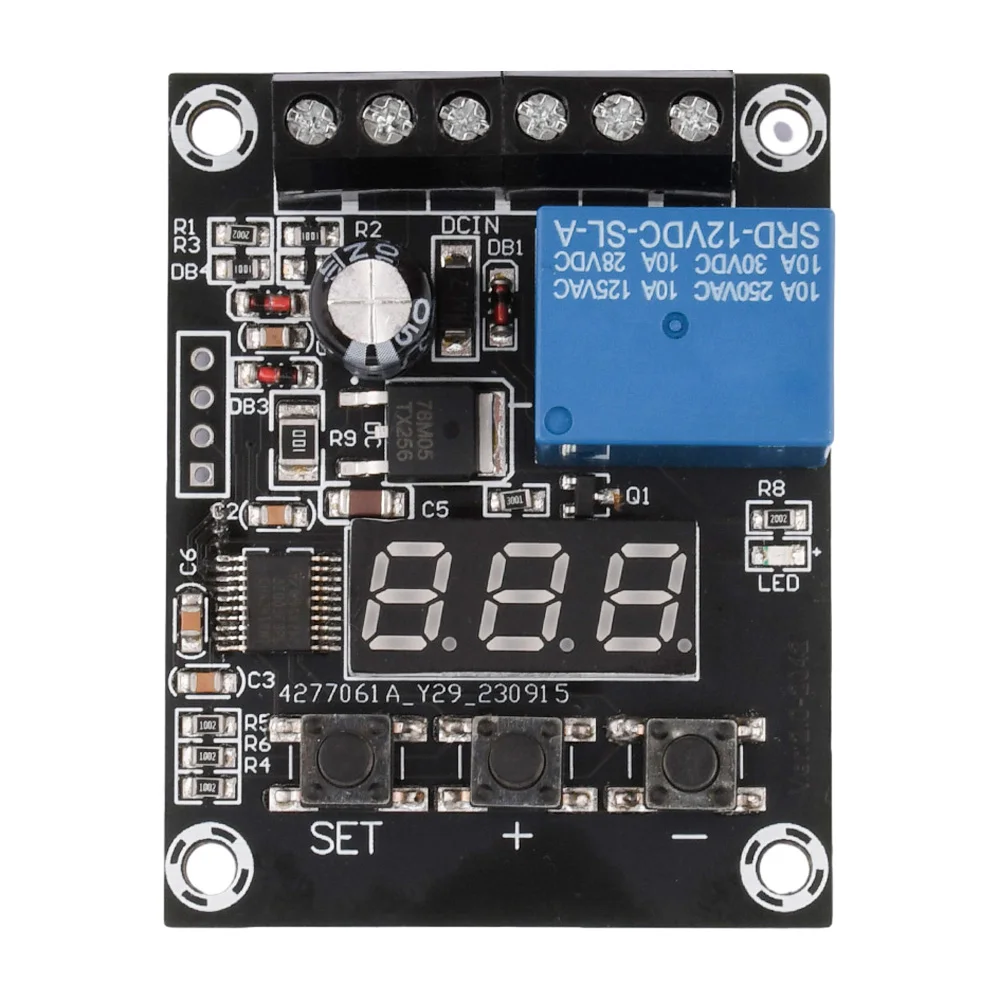 Description Picture 6 of itemDC 7-9V /12V/24V Current Detection Module Relay Digital Display  Switch Controller Motor Stall Protection Power Supply